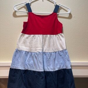 Red, White, and Blue Girls Dress. Size 6